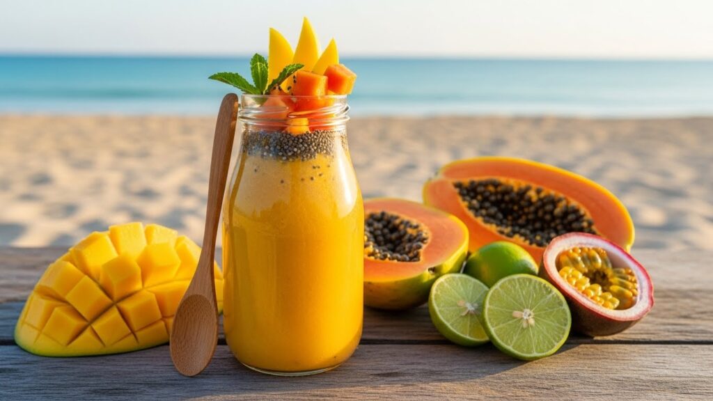 Femme méditant en pleine nature, entourée de verdure et de lumière douce.