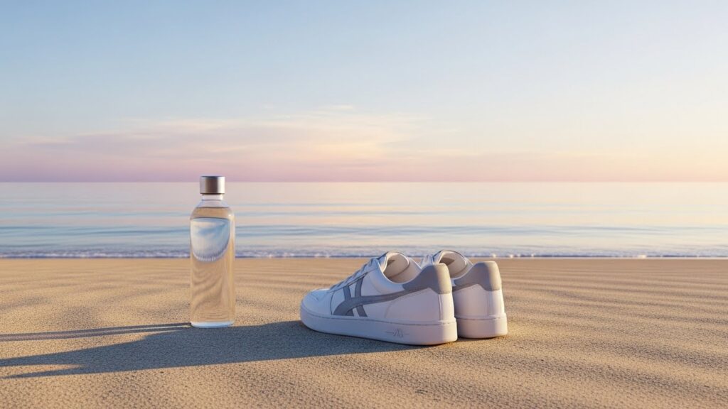 Image illustrant des conseils pour débuter un parcours de bien-être féminin, avec des éléments de nature et de détente.